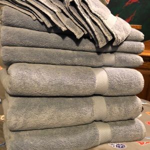 Restoration Hardware Blue Turkish Towels Set